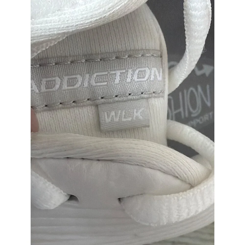 Brooks Addiction Walker 2 Women's White Leather Walking Shoes Sz 11B New in Box - Picture 4 of 14